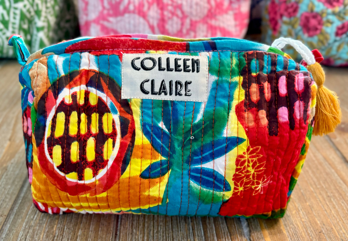 Suzanne Medium Tropical Multi Toiletry Bag