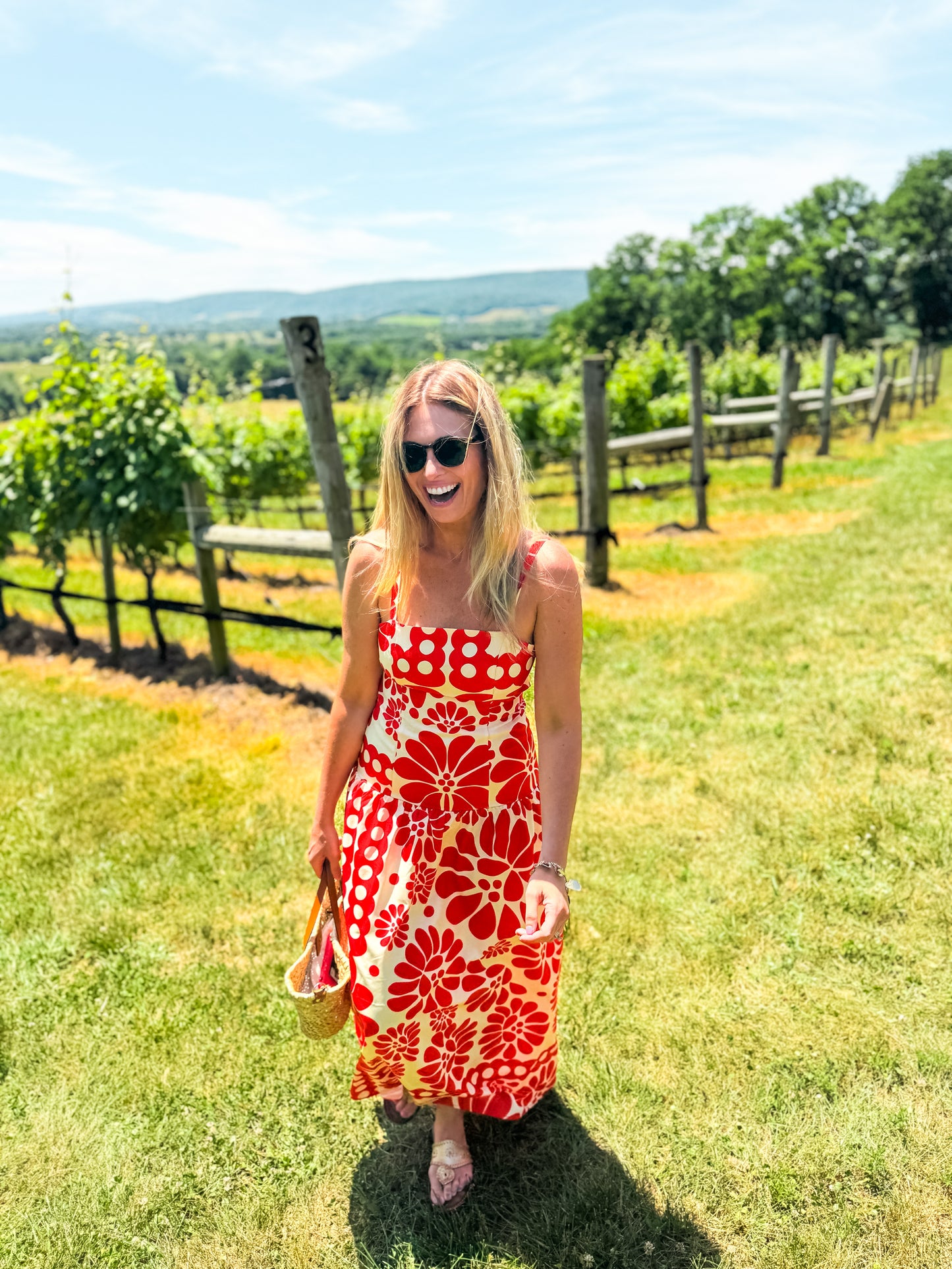 Dottie Drop Waist Maxi Dress