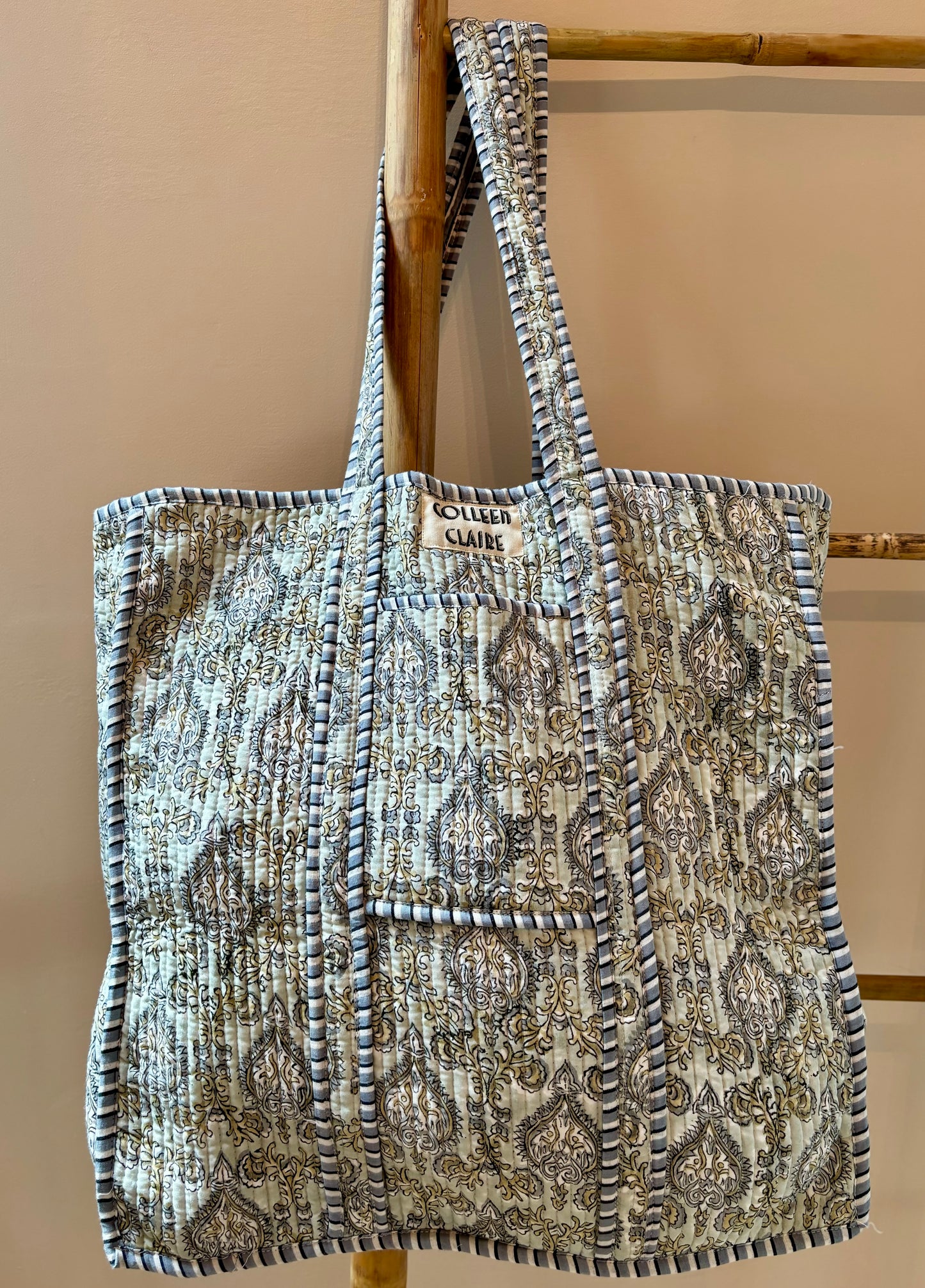 Carrie Tote Sandy Blue Multi