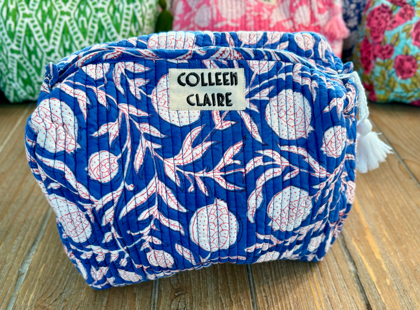 Suzanne Large Royal Blue Multi Cosmetic Bag