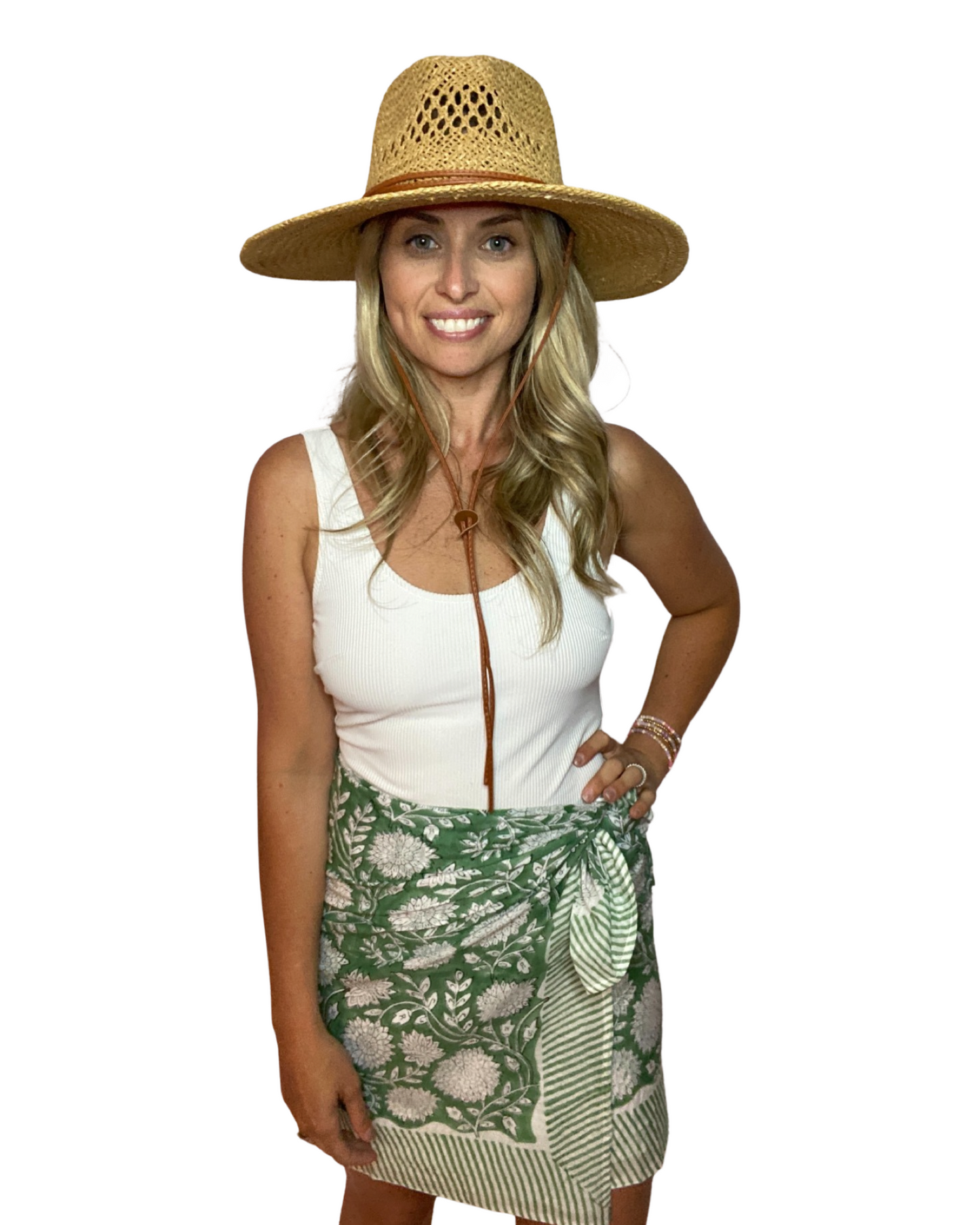 Allie Boarder Sarong Green Multi