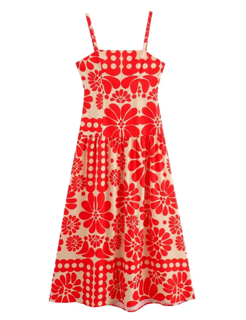 Dottie Drop Waist Maxi Dress